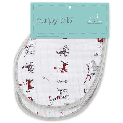Aden and Anais - Burpy Bib (2 Set) - Vintage Circus - Clothing - Aden and Anais - Afterpay - Zippay Carry Them Close