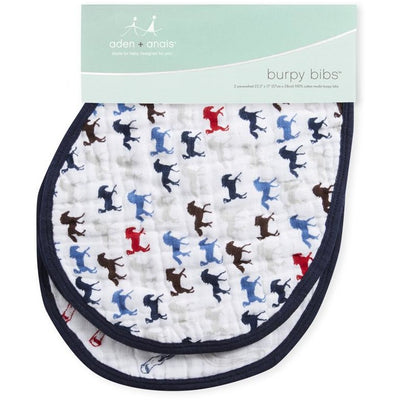 Aden and Anais - Burpy Bib (2 Set) - Wild Horses - Clothing - Aden and Anais - Afterpay - Zippay Carry Them Close