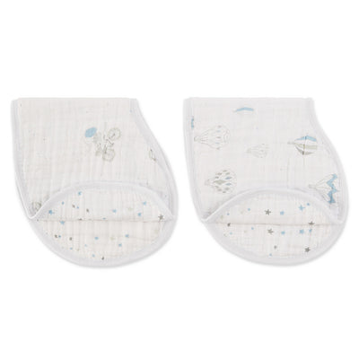 Aden and Anais - Burpy Bib (2 Set) - Night Sky Reverie