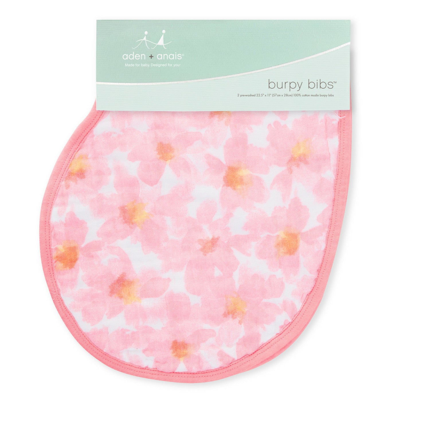 Aden and Anais - Burpy Bib (2 Set) - Petal Blooms