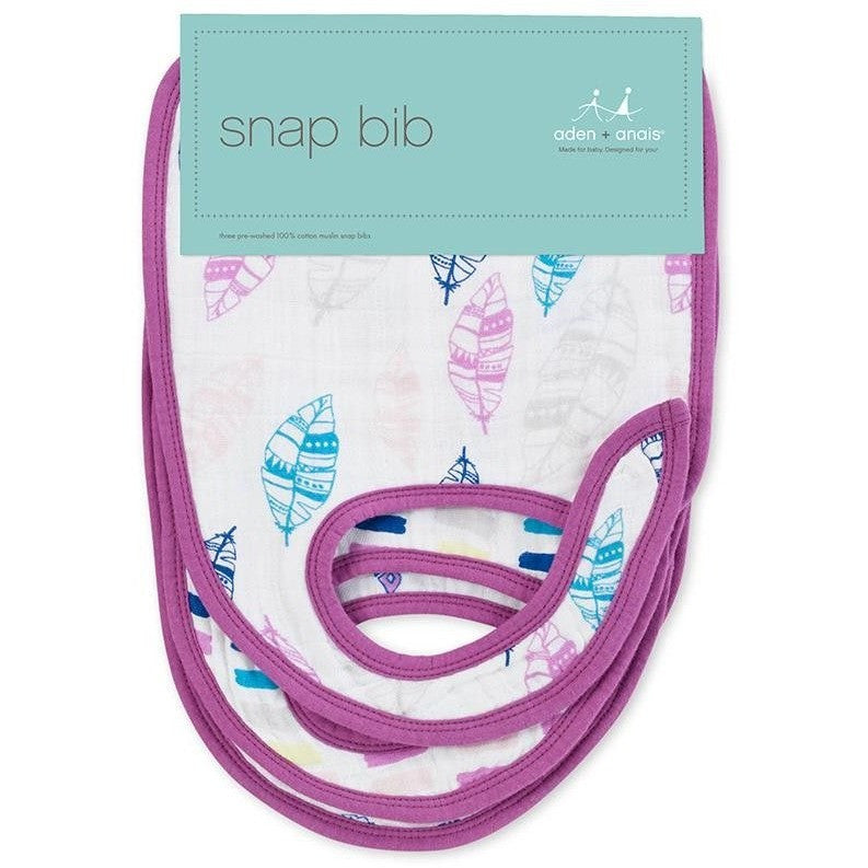 Aden and Anais - Snap Bib 3 Set - Wink - Clothing - Aden and Anais - Afterpay - Zippay Carry Them Close