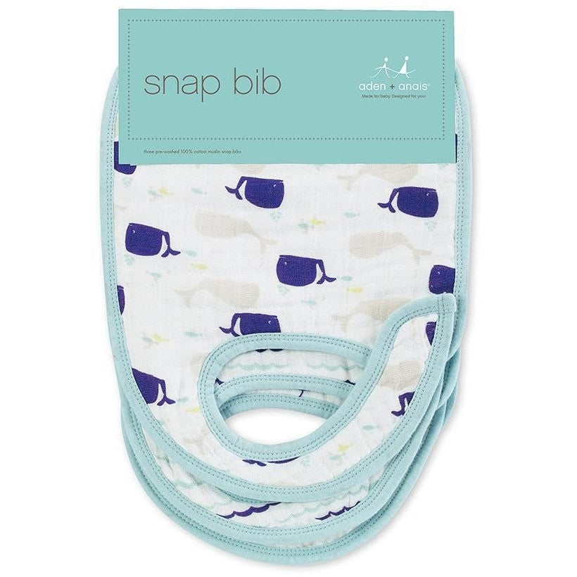 Aden and Anais - Snap Bib 3 Set - High Seas - Clothing - Aden and Anais - Afterpay - Zippay Carry Them Close