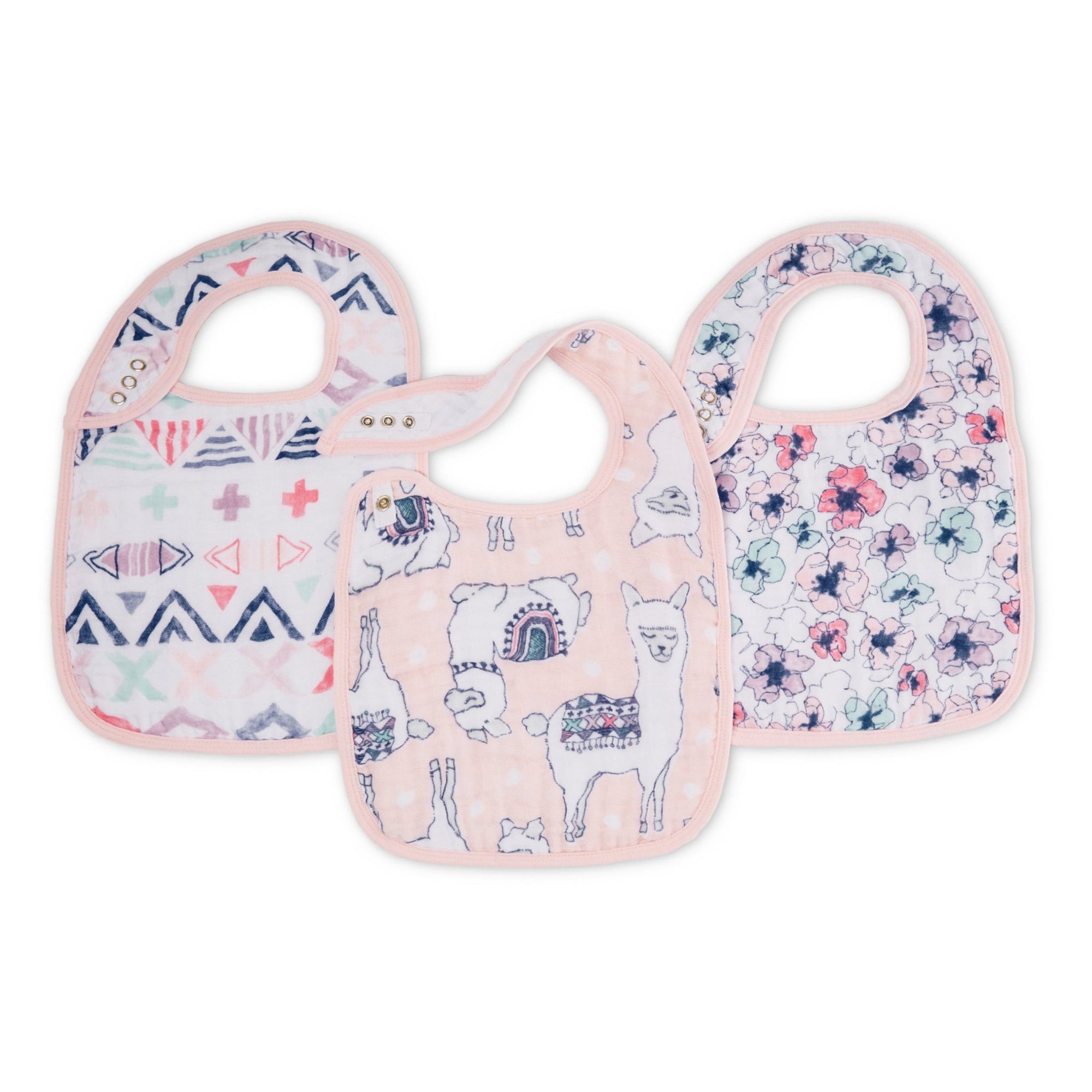 Aden and Anais - Snap Bib 3 Set -Trail Blooms
