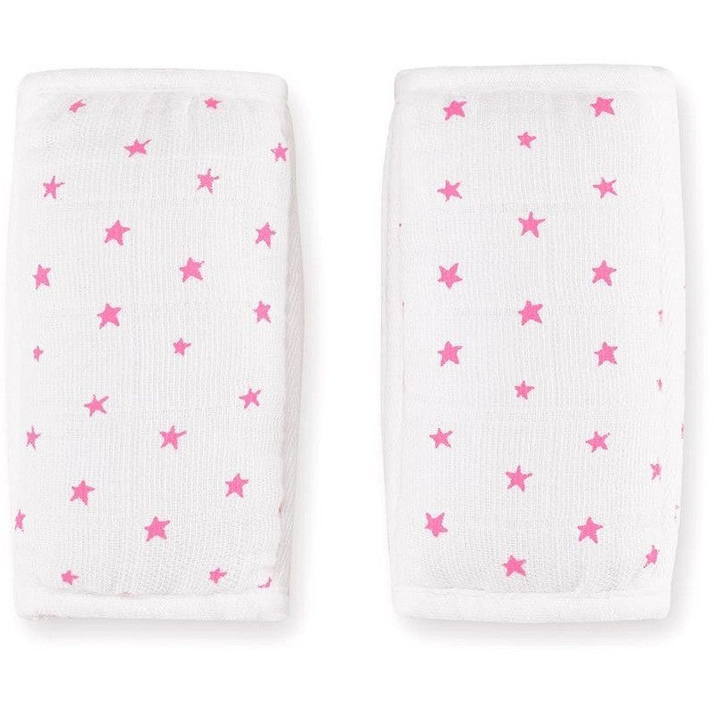 Aden and Anais - Car Strap Covers - Fluro Pink, , Car Accessories, Aden and Anais, Carry Them Close
