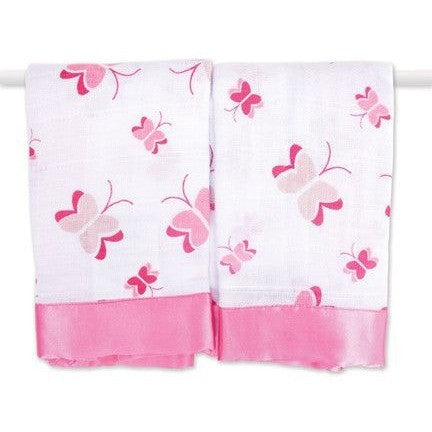 Aden and Anais - Security Blankets Comforter - Issie Princess Posie Butterflies (set of 2) - Security Blanket - Aden and Anais - Afterpay - Zippay Carry Them Close