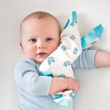 Aden and Anais - Security Blankets Comforter - Issie Declan Elephant (set of 2) - Security Blanket - Aden and Anais - Afterpay - Zippay Carry Them Close