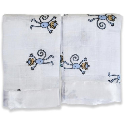 Aden and Anais - Security Blankets Comforter - Issie Jungle Jam Monkey (set of 2) - Security Blanket - Aden and Anais - Afterpay - Zippay Carry Them Close