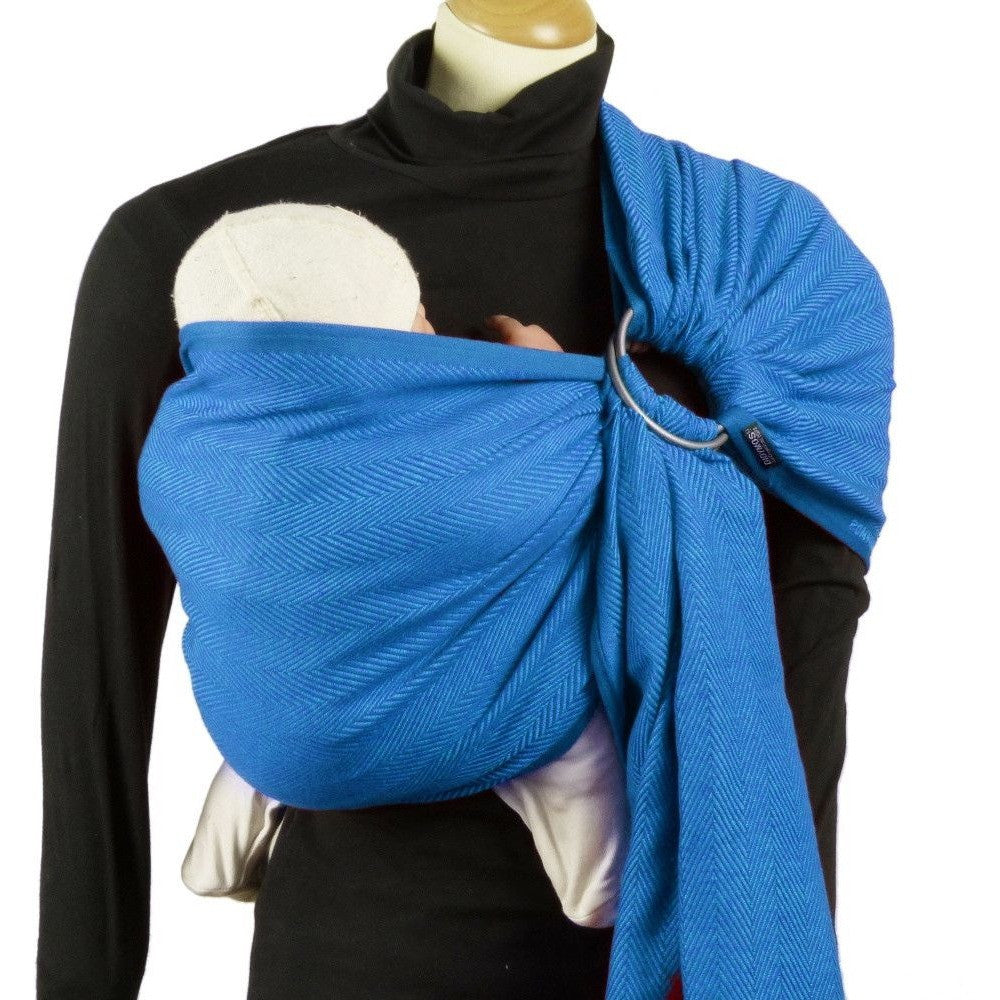 Didymos Ring Sling (DidySling) - Lisca Azzurro - Ring Sling - Didymos - Afterpay - Zippay Carry Them Close