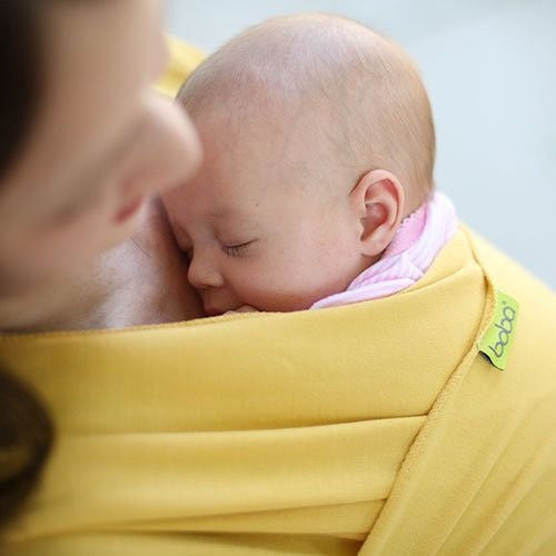 Boba Stretchy Wrap - Yellow Organic - Stretchy Wrap - Boba - Afterpay - Zippay Carry Them Close