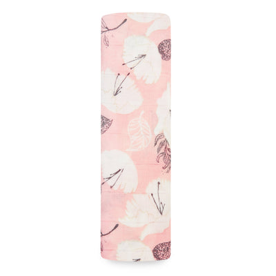 Aden and Anais - Silky Soft Bamboo Muslin Swaddle - Pretty Petals