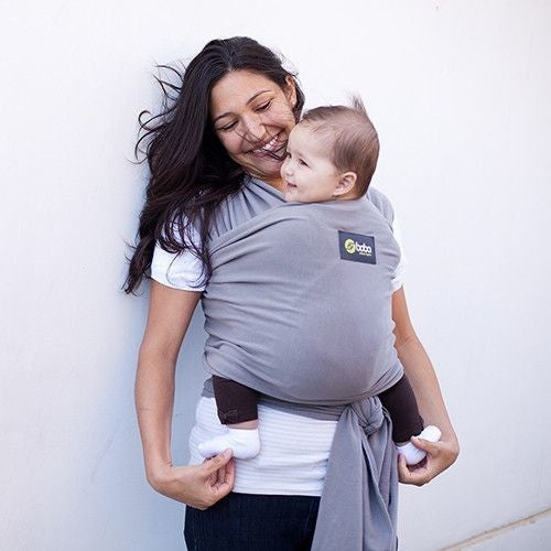 Boba Stretchy Wrap - Grey - Stretchy Wrap - Boba - Afterpay - Zippay Carry Them Close
