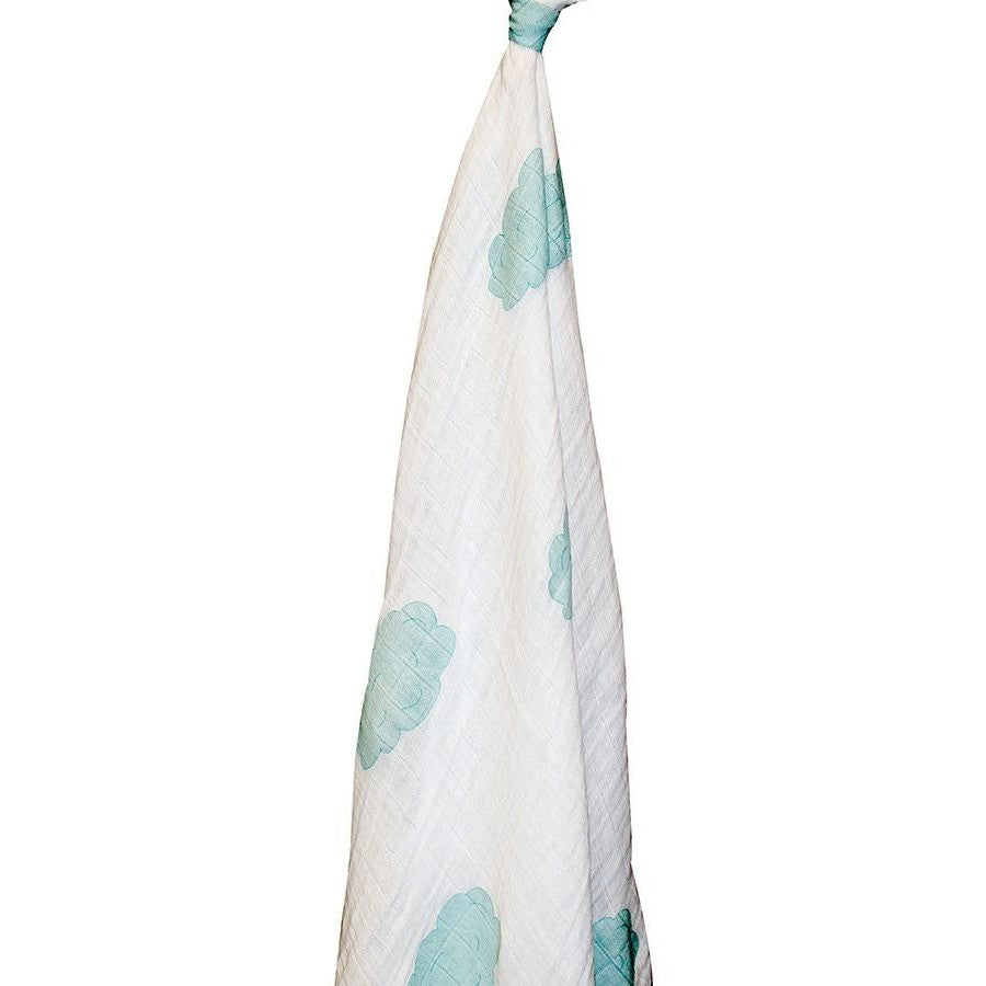 Aden and Anais - Swaddle - Sky Blue (Organic), , swaddle, Aden and Anais, Carry Them Close - 2