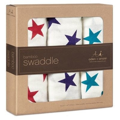 Aden and Anais - Bamboo swaddles (Celebration 3 Pack) - swaddle - Aden and Anais - Afterpay - Zippay Carry Them Close