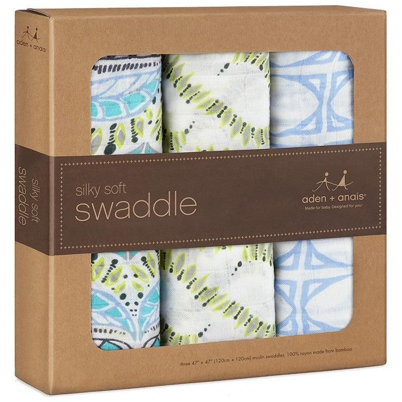 Aden and Anais - Swaddles Wild One (3 Pack) - swaddle - Aden and Anais - Afterpay - Zippay Carry Them Close