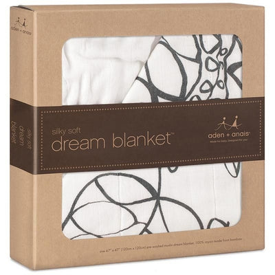 Aden and Anais - Dream Blankets Bamboo Moonlight - leafy - Baby Blankets - Aden and Anais - Afterpay - Zippay Carry Them Close