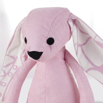 Aden and Anais - Musy Mate Mini Bamboo - Tranquility Solid Rose (Bunny) - Toys - Aden and Anais - Afterpay - Zippay Carry Them Close