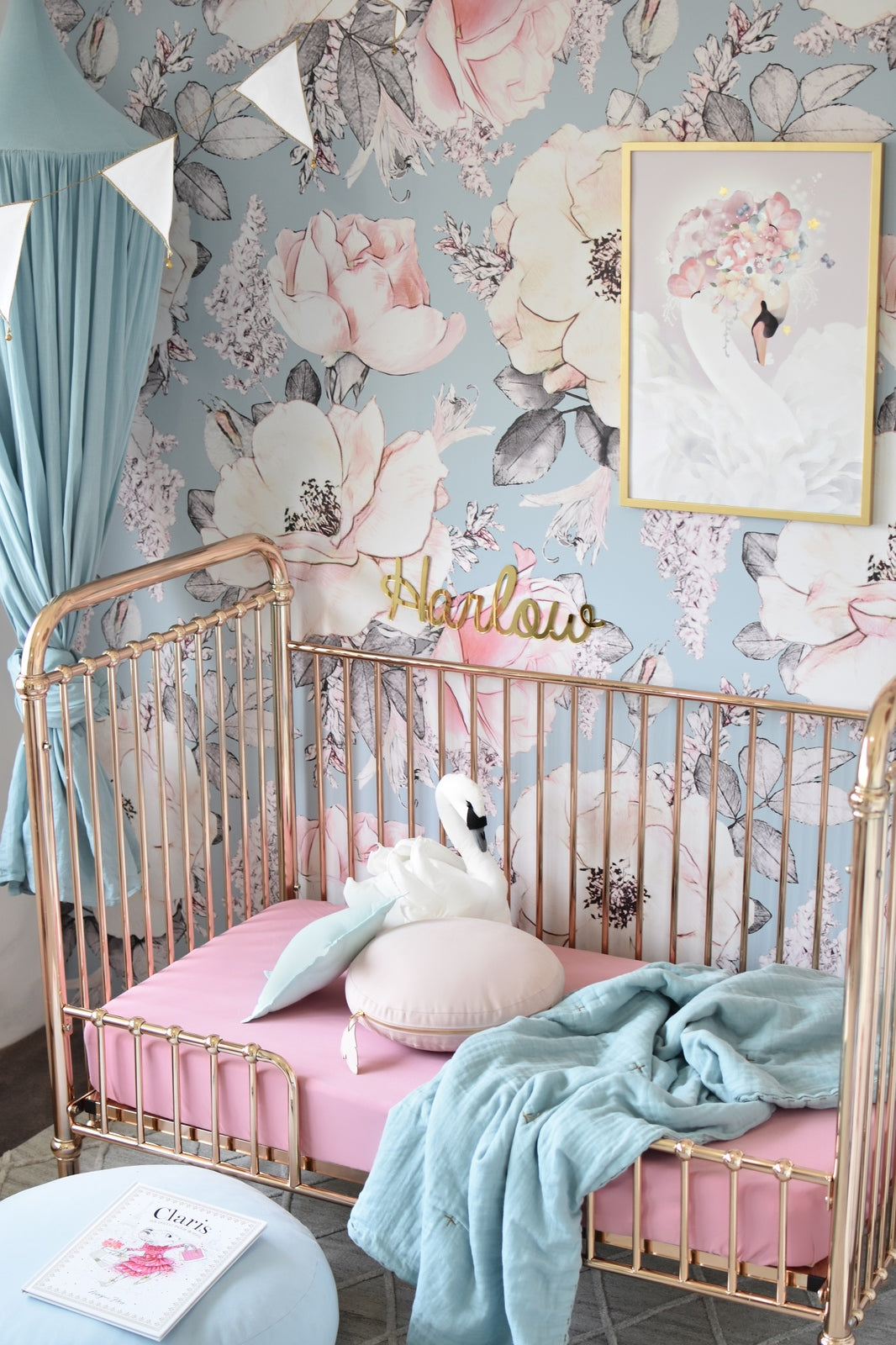 Snuggle Hunny Kids - Fitted Cot Sheet - Rouge Pink