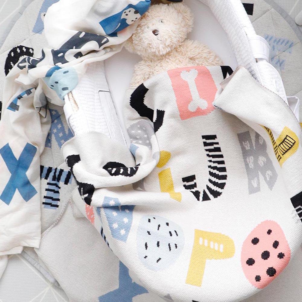 Di Lusso Living - Baby Blanket - ABCD