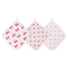Aden and Anais - Aden by Anais - Wash Cloth Set - Graphic Minnie