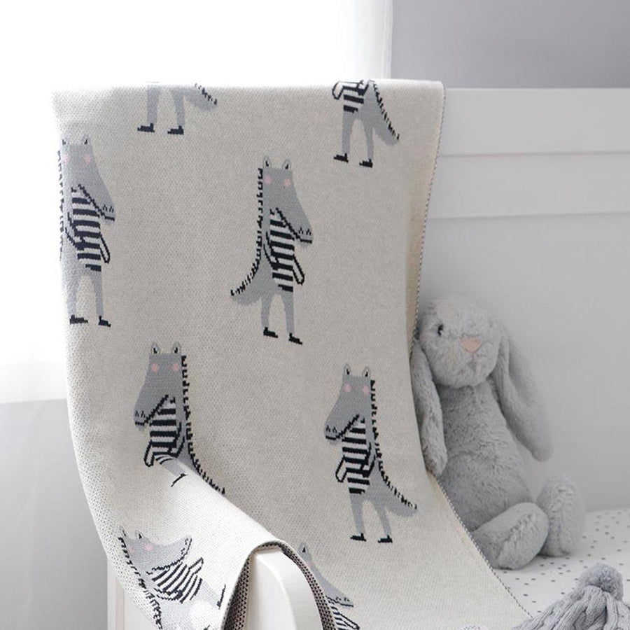 Di Lusso Living - Baby Blanket - Alli, Alligator