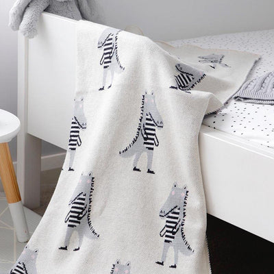 Di Lusso Living - Baby Blanket - Alli, Alligator