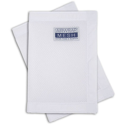 Airwrap Mesh Cot Liner - 2 Sides White - Bedding - Airwrap - Afterpay - Zippay Carry Them Close