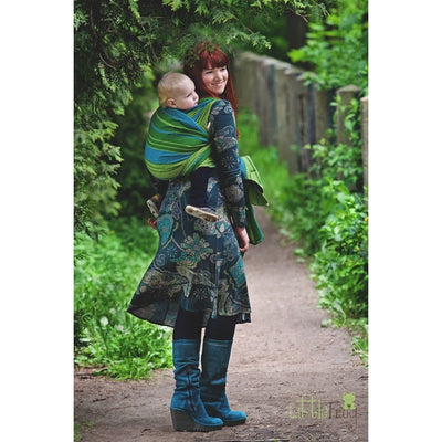 Little Frog Woven Wrap - Azurite, , Woven Wrap, Little Frog, Carry Them Close - 1