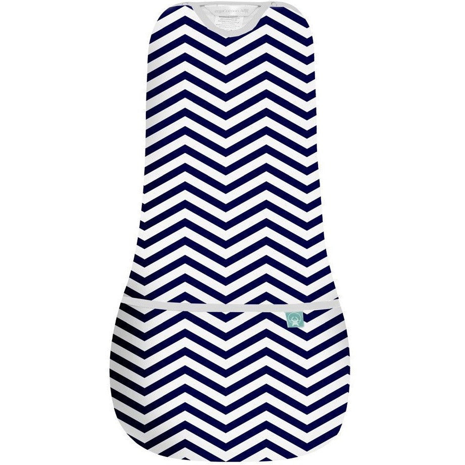 ErgoPouch - AirCocoon Summer Swaddle - Navy Chevron, , Swaddle, ErgoCocoon, Carry Them Close - 3