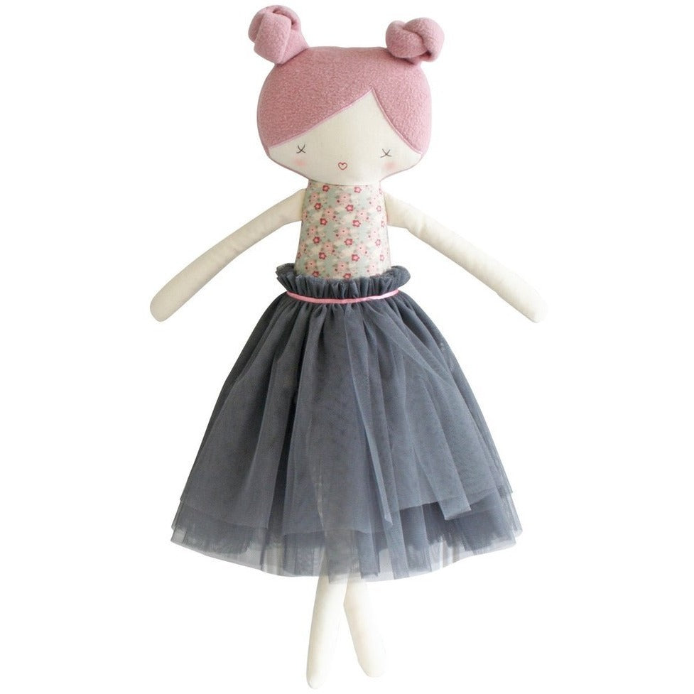 Alimrose - Colette Doll Grey & Rose - Toys - Alimrose - Afterpay - Zippay Carry Them Close