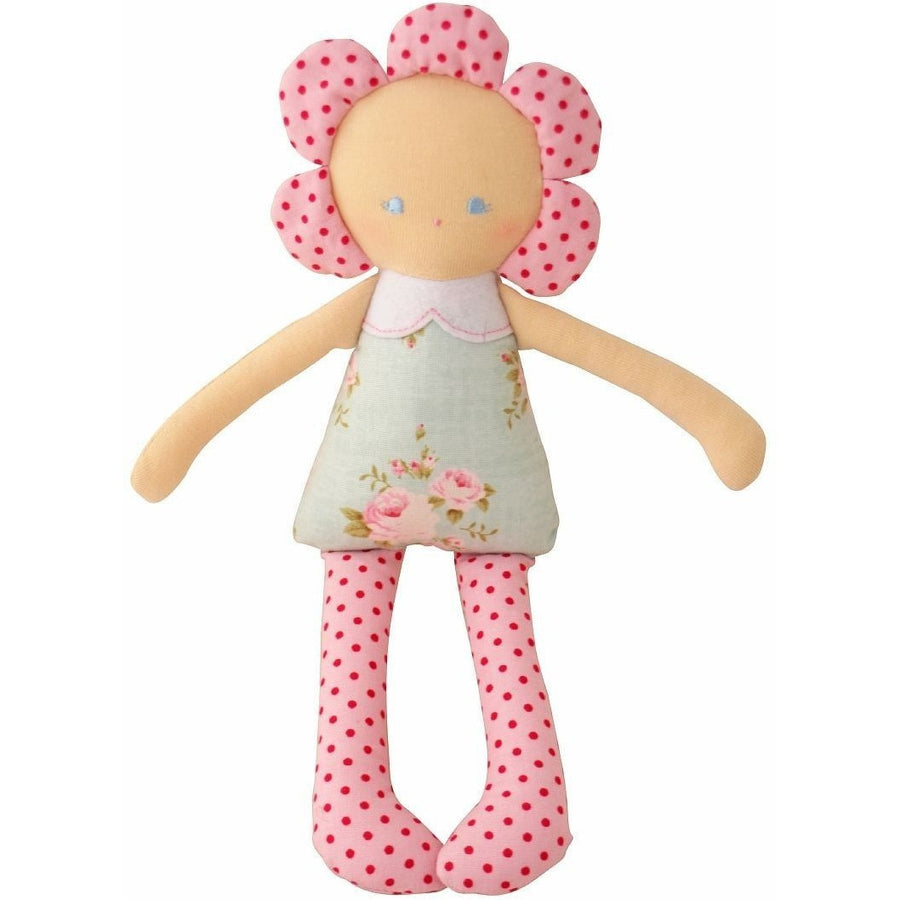 Alimrose - Daisy Doll Rattle - Rosy Posy - Toys - Alimrose - Afterpay - Zippay Carry Them Close