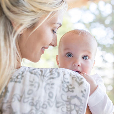 Bebe Au Lait - Muslin Contoured Burp Cloth (2 Set) - Atherton