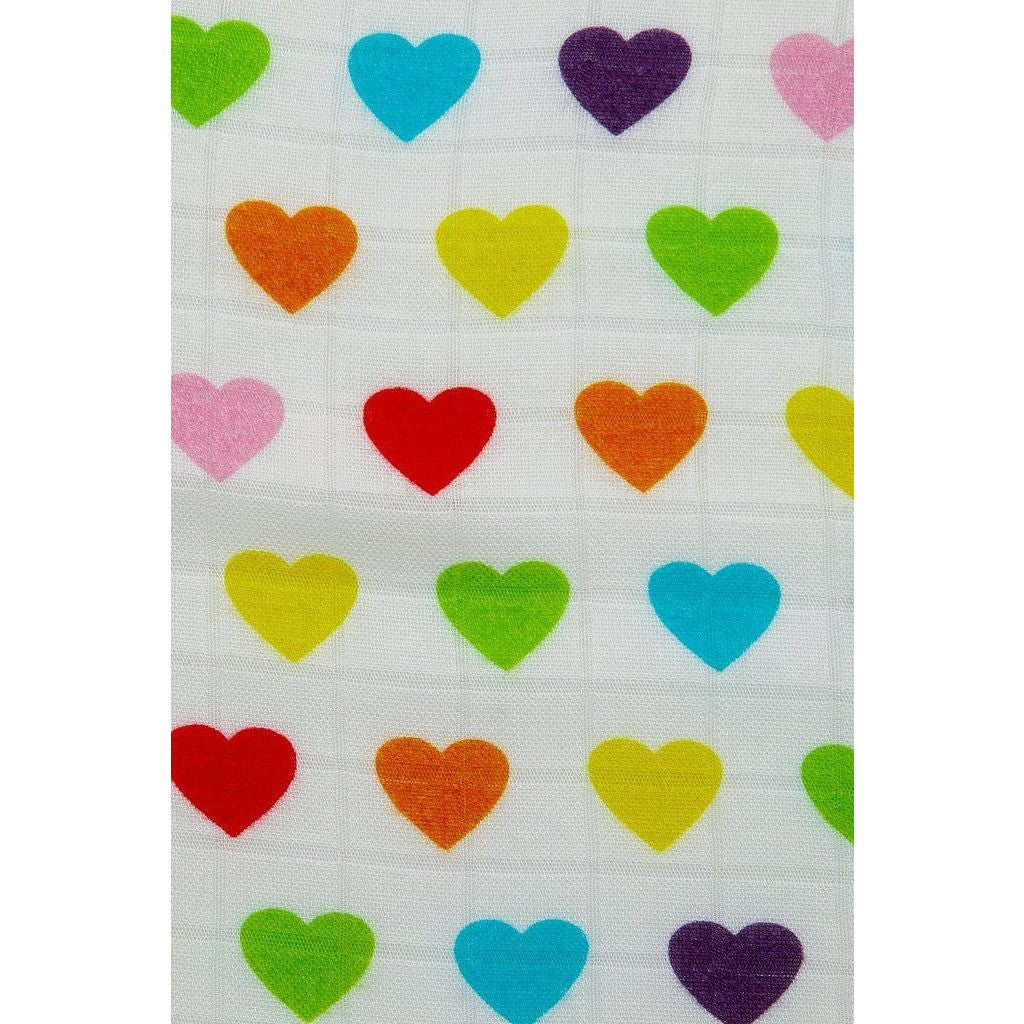 Tula Blanket - Rainbow Hearts Oliver (Set), , Baby Blankets, Tula, Carry Them Close - 2