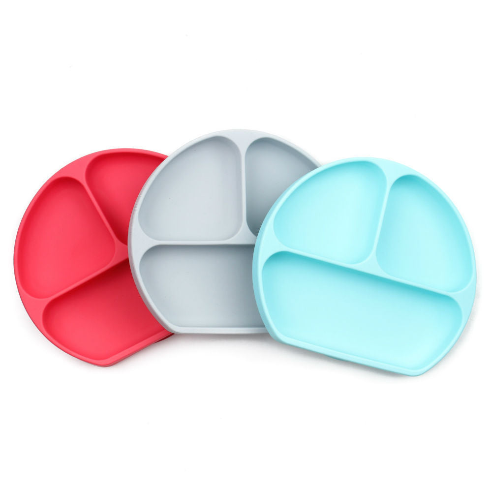 Bumkins - Silicone Grip Dish - Blue