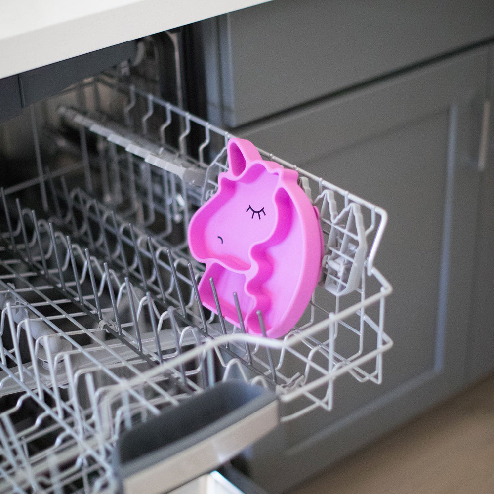 Bumkins - Silicone Grip Dish - Unicorn