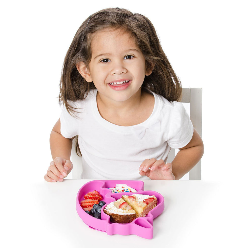 Bumkins - Silicone Grip Dish - Unicorn