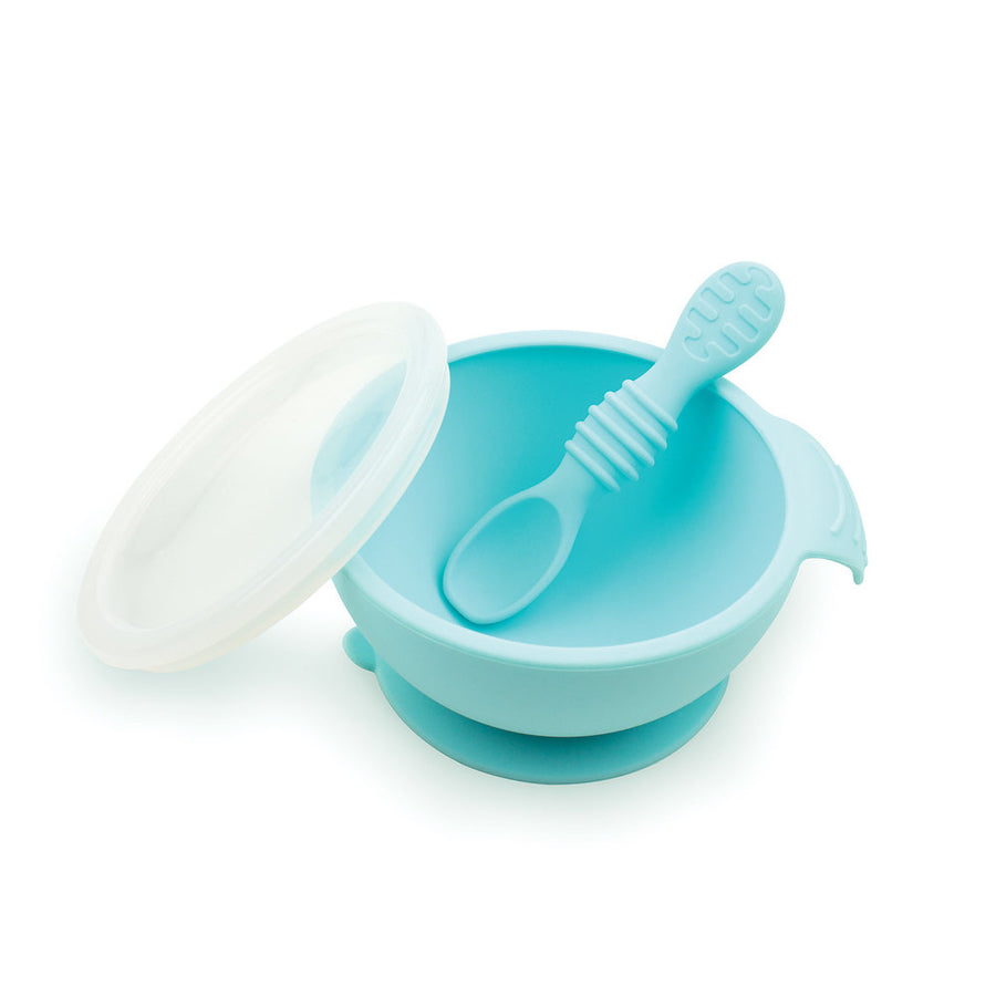 Bumkins - Silicone Grip First Foods Bowl Set - Blue