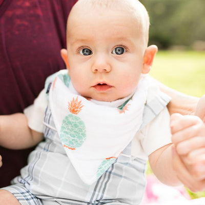 Bebe Au Lait - Muslin Bandana Bibs (2pk) - Oahu & Zig-Zag