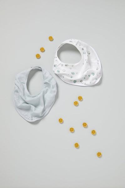 Little Bamboo - Bamboo Muslin Bibs (2pk) - Whisper
