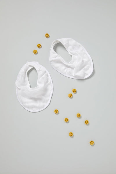 Little Bamboo - Bamboo Muslin Bibs (2pk) - Natural