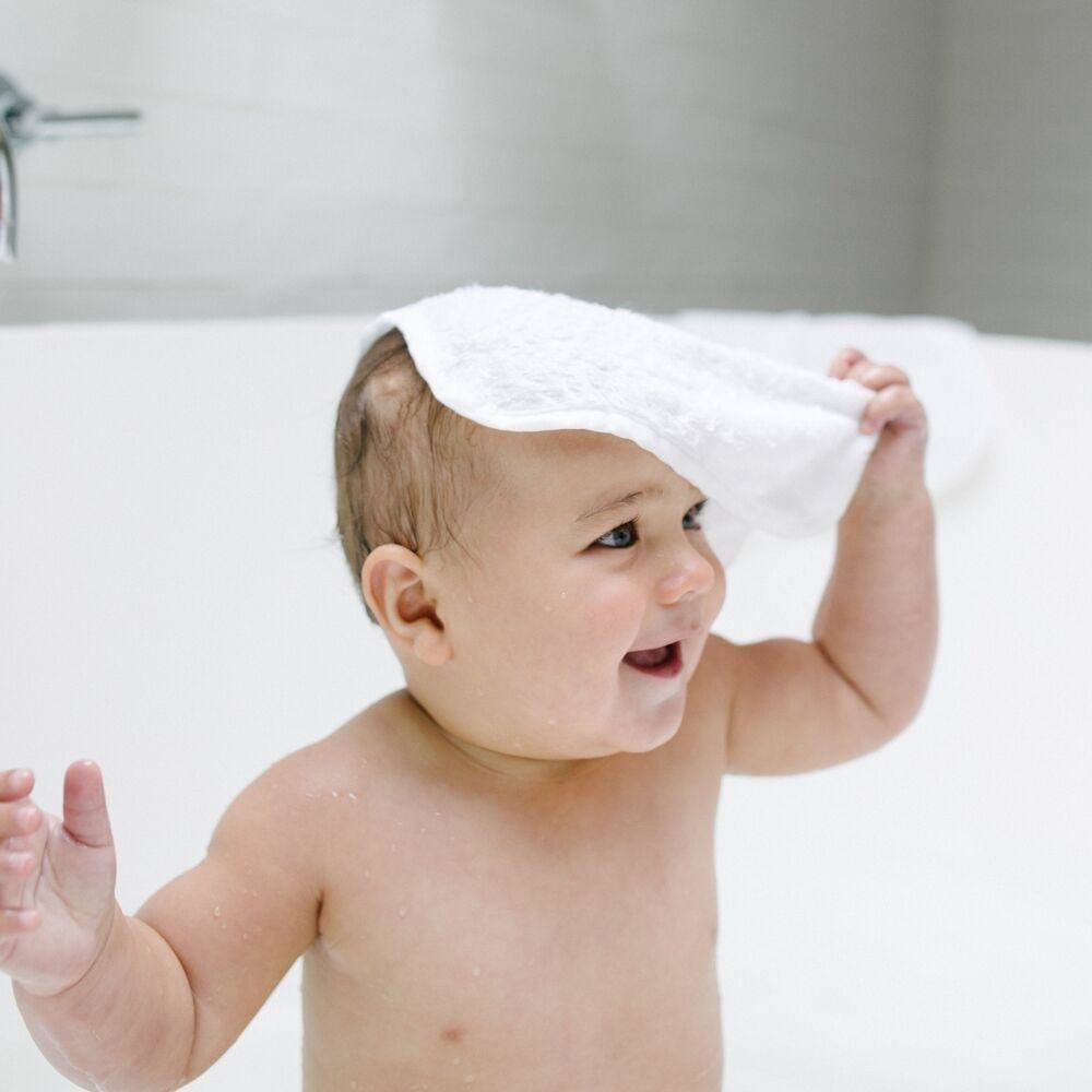 Little Bamboo - Towelling Washers (3pk) White - Bath - Little Bamboo - Afterpay - Zippay Carry Them Close