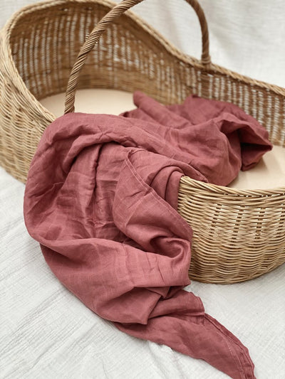 Snuggle Hunny Kids - Organic Muslin Wrap - Mulberry