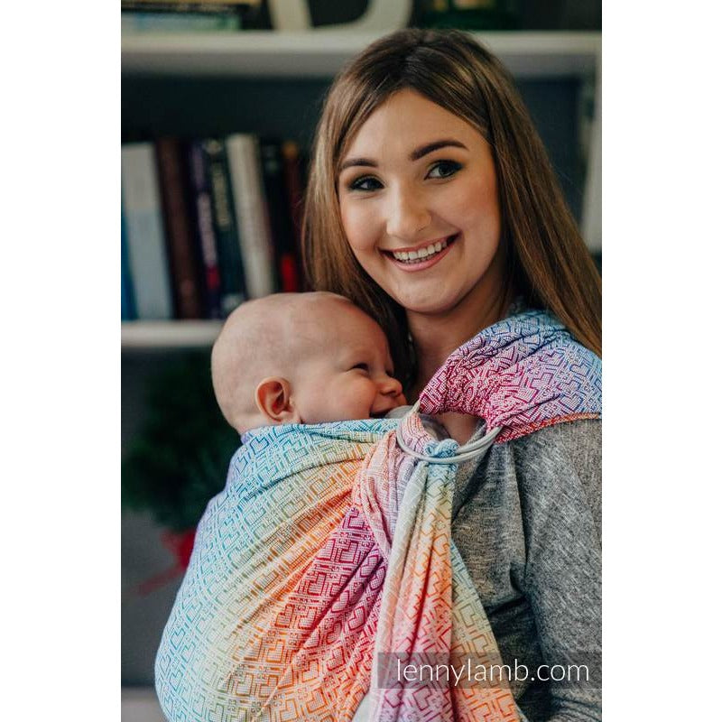 Lenny Lamb Ring Sling - Big Love Rainbow - Ring Sling - Lenny Lamb - Afterpay - Zippay Carry Them Close