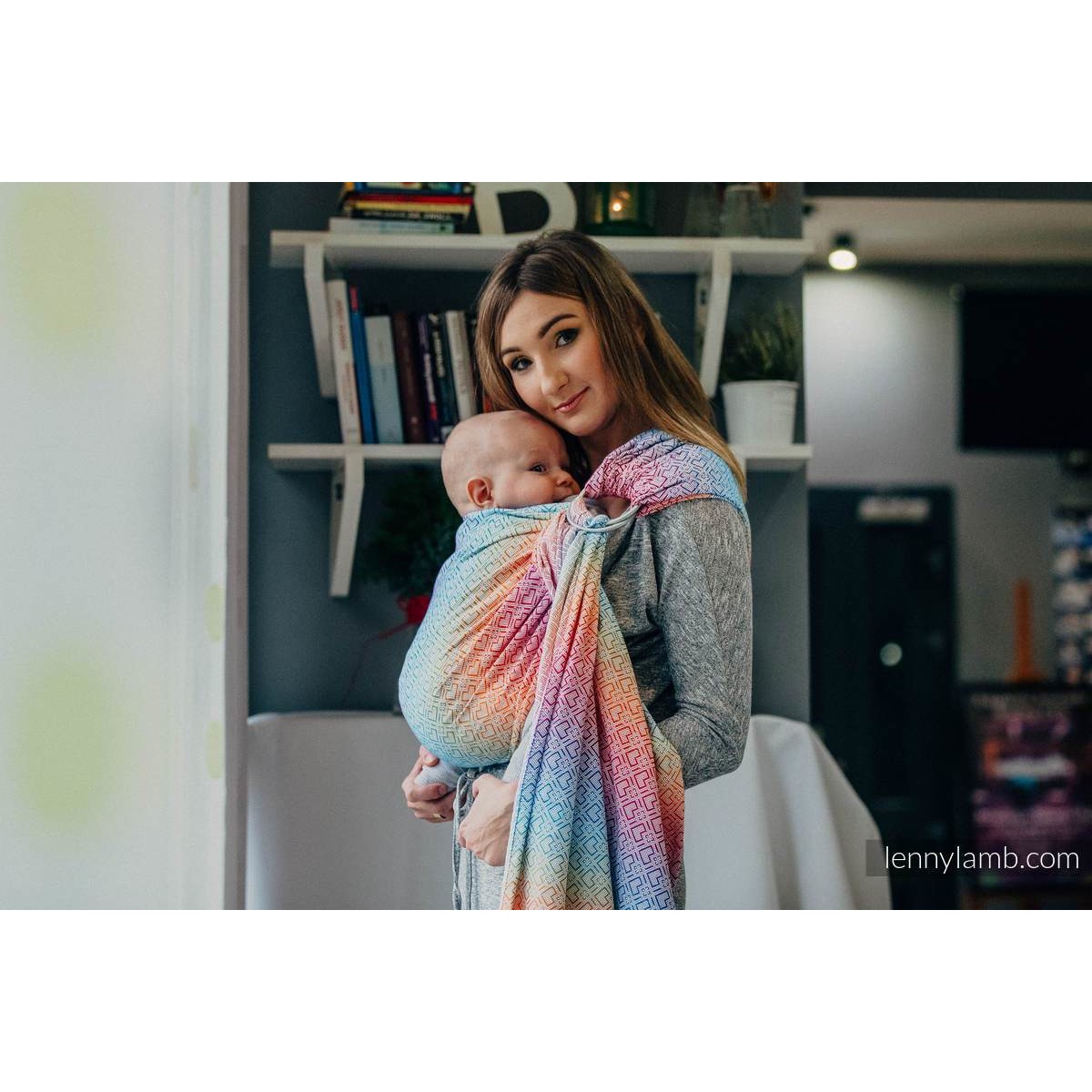 Lenny Lamb Ring Sling - Big Love Rainbow - Ring Sling - Lenny Lamb - Afterpay - Zippay Carry Them Close