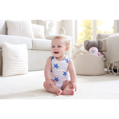 Tank Top Bodysuit - Ultramarine Star - Clothing - Aden and Anais - Afterpay - Zippay Carry Them Close