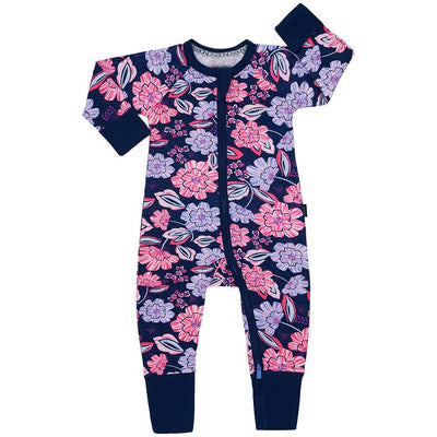 Bonds - Zip Wondersuit - MIDNIGHT FLORAL