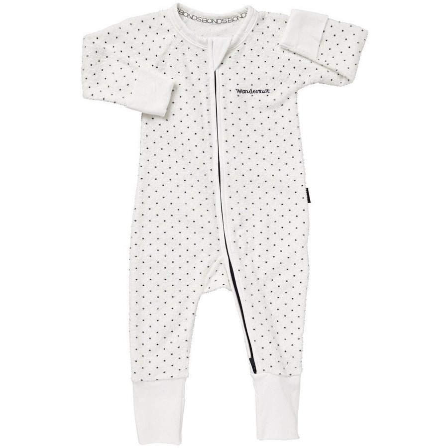 Bonds - Zip Wondersuit - WHITE & ADMIRAL JESS SPOT