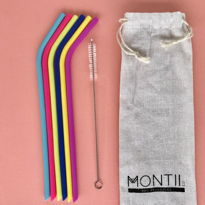 Montii Co - Silicone Straw Set