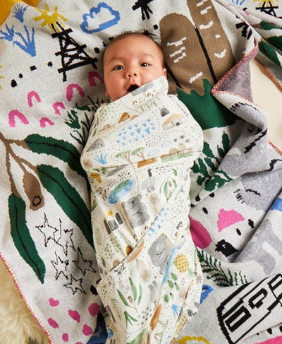 Halcyon Nights - Baby Swaddle Wrap - BIG ADVENTURES