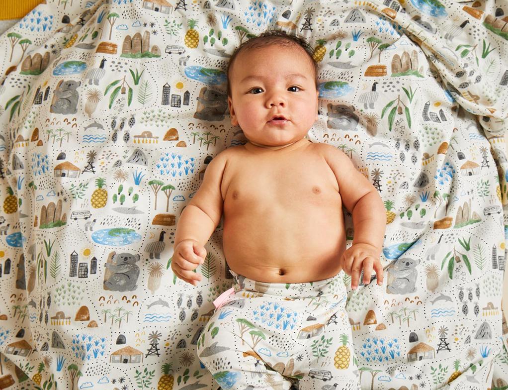 Halcyon Nights - Baby Swaddle Wrap - BIG ADVENTURES