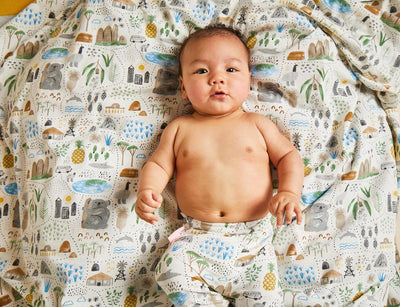 Halcyon Nights - Baby Swaddle Wrap - BIG ADVENTURES